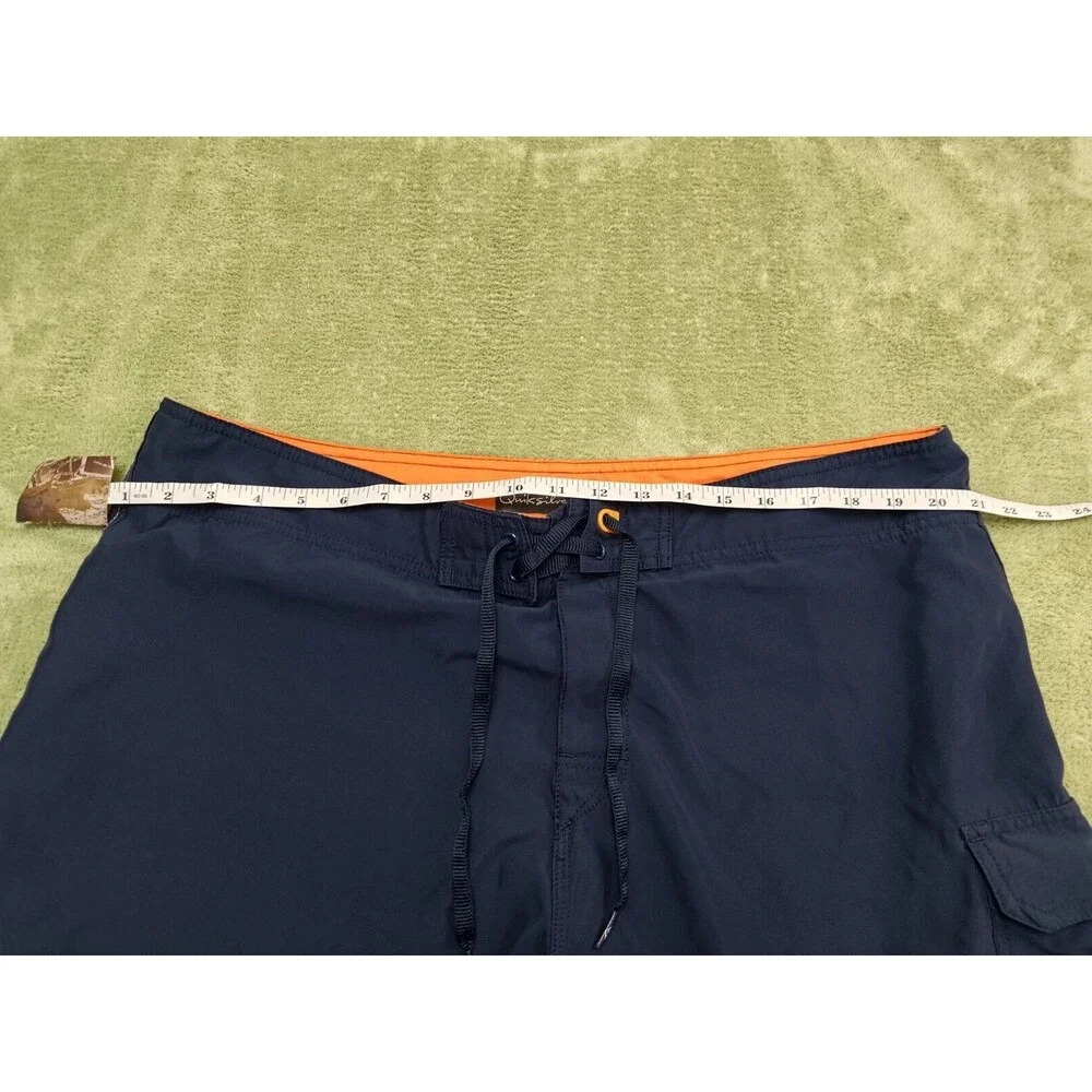 Quiksilver Mens 40 Board Shorts Blue Swim Trunks Pockets Beach Surf Casual